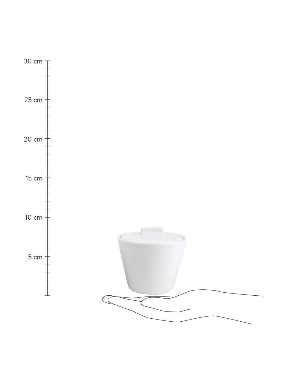 Ensemble à thé porcelaine Stripeless, 2 élém., Porcelaine, Blanc, Lot de différentes tailles