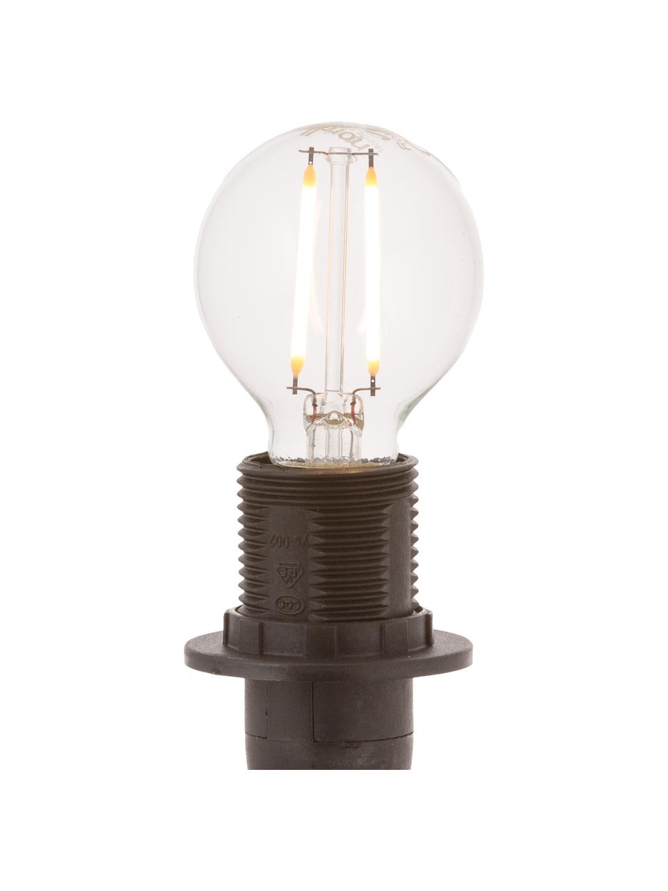 LED lamp Yekon (E14 / 2W) 5 stuks, Peertje: glas, Fitting: aluminium, Transparant, Ø 5 x H 8 cm
