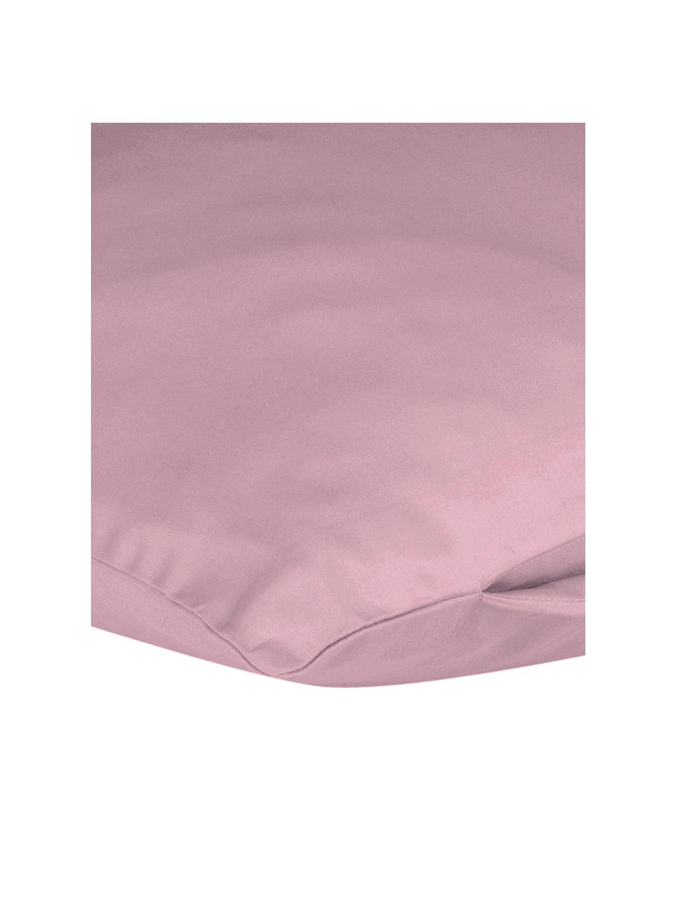 Baumwollsatin-Kissenbezug Comfort in Mauve, 65 x 65 cm, Webart: Satin, leicht glänzend Fa, Mauve, B 65 x L 65 cm