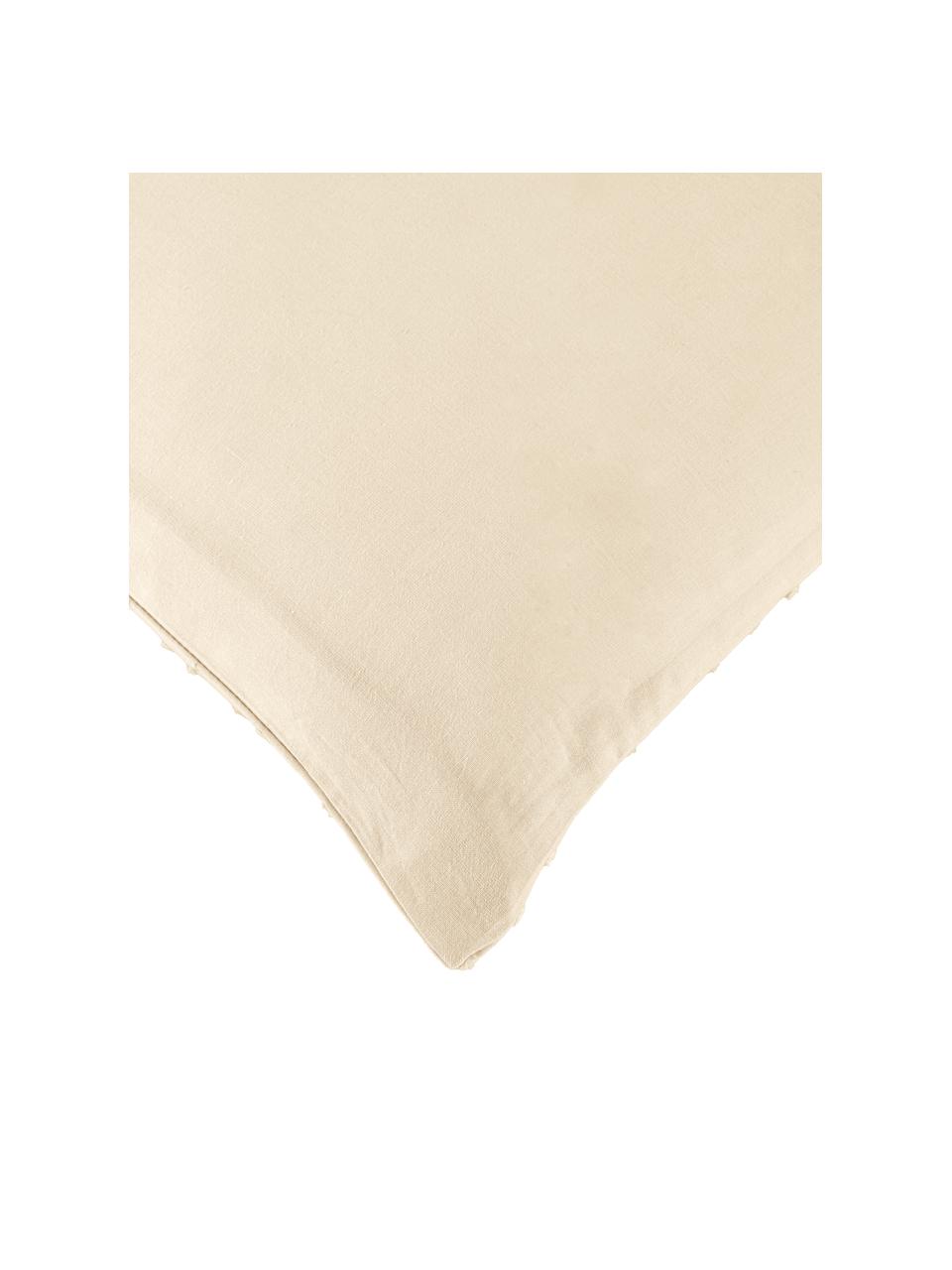 Fundas de almohada de plumeti Aloide, 2 uds., Amarillo pastel, An 45 x L 110 cm