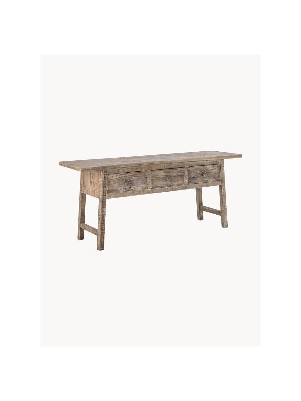 Konzolový stolek z borovicového dřeva Camden, Borovicové dřevo, Borovicové dřevo, Š 147 cm, V 63 cm