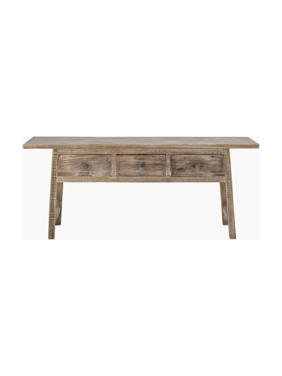 Consola de madera de pino Camden, Madera de pino, Madera de pino, An 147 x Al 63 cm