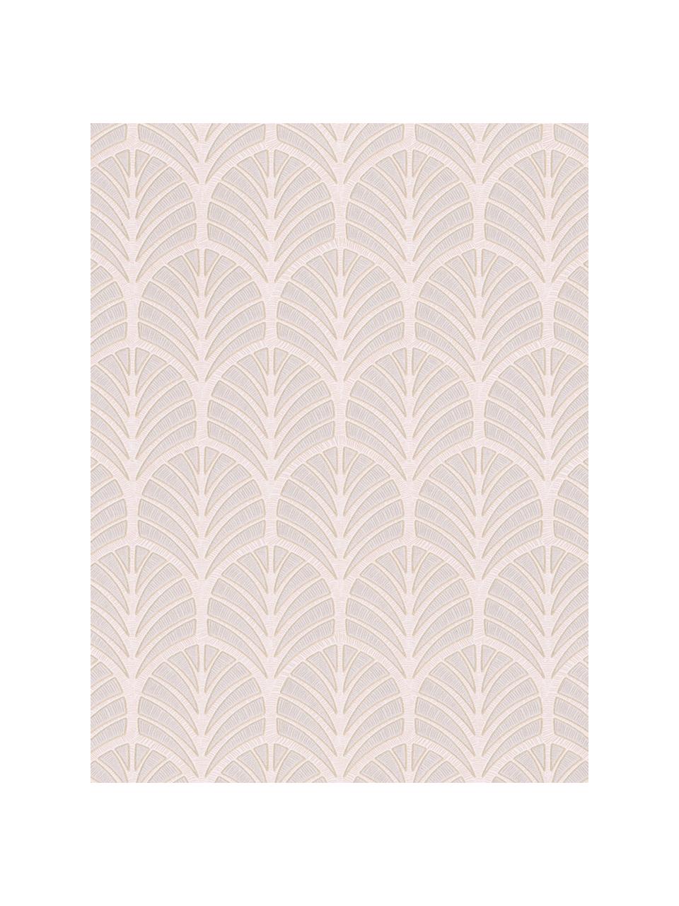 Behang Scintilla, Roze, beige, 53 x 1005 cm