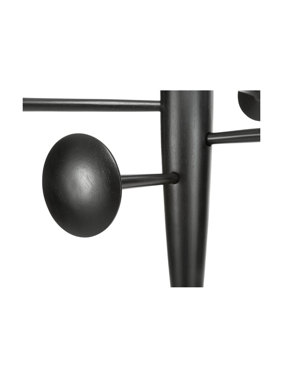 Perchero Trumpet, Aluminio recubierto, Negro, Ø 64 x Al 200 cm