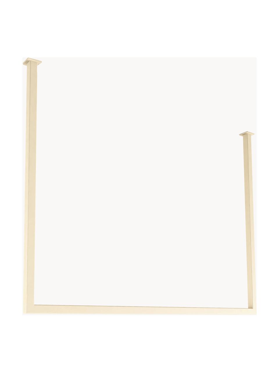 Metalen kledingroede Rubi, Gepoedercoat staal, Beige, B 80 x H 60 cm