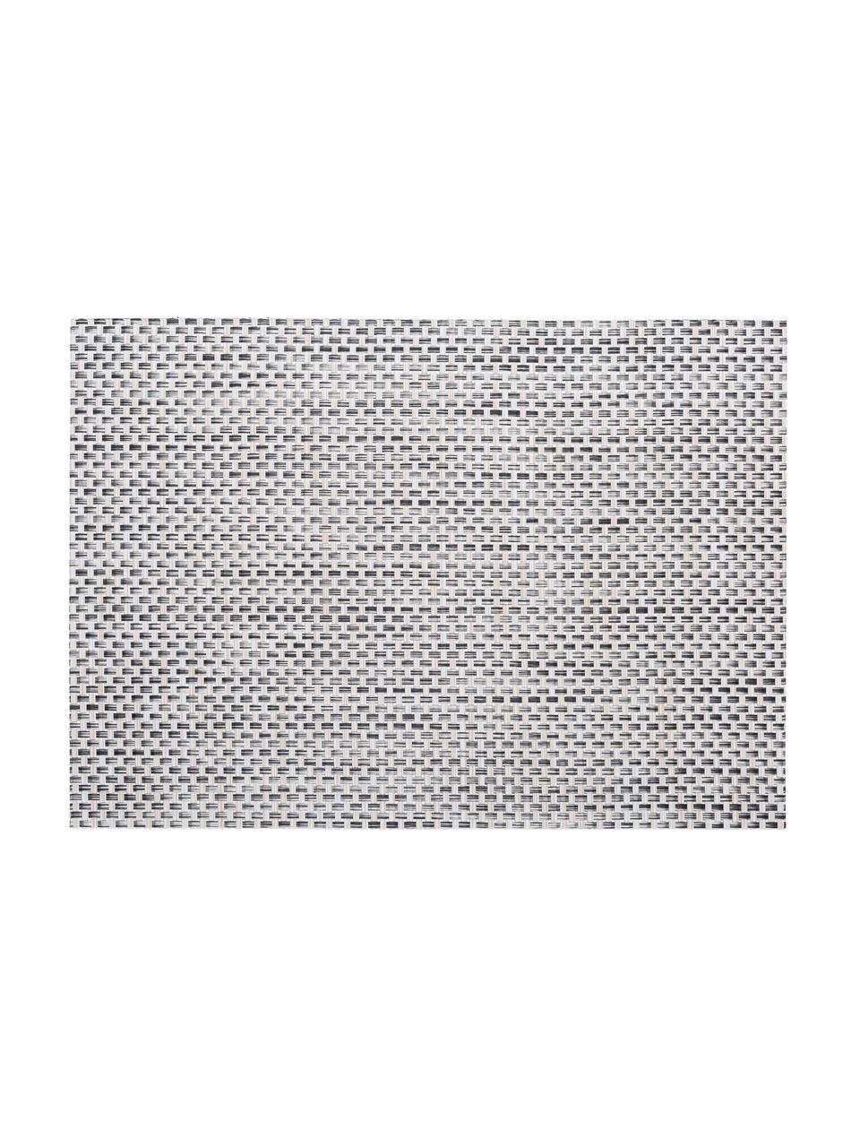 Kunststoff-Tischsets Trefl, 2 Stück, Kunststoff, Beige, Hellgrau, B 33 x L 46 cm