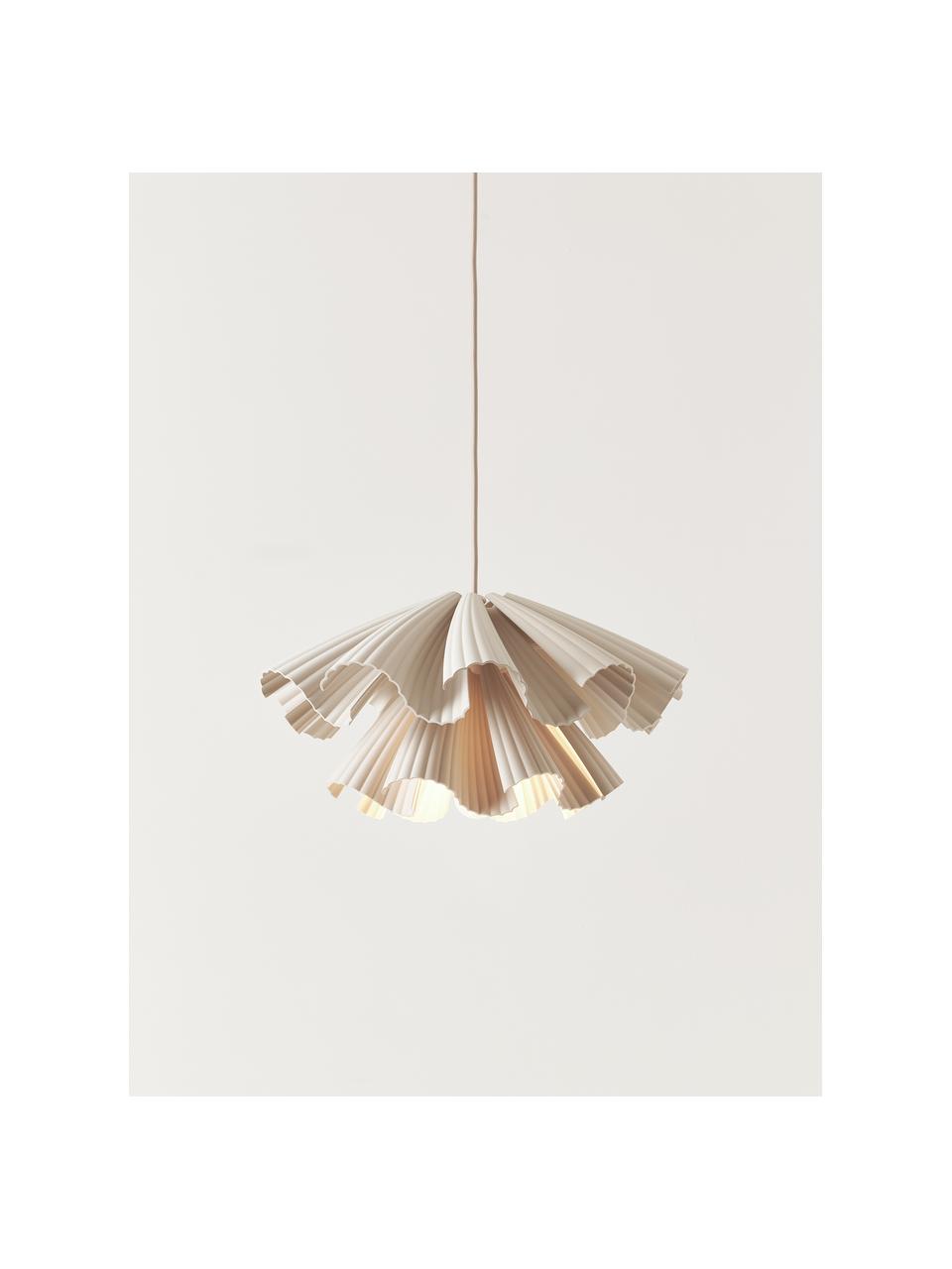 Lampada a sospensione in 3D Keani, Beige, Larg. 44 x Alt. 24 cm