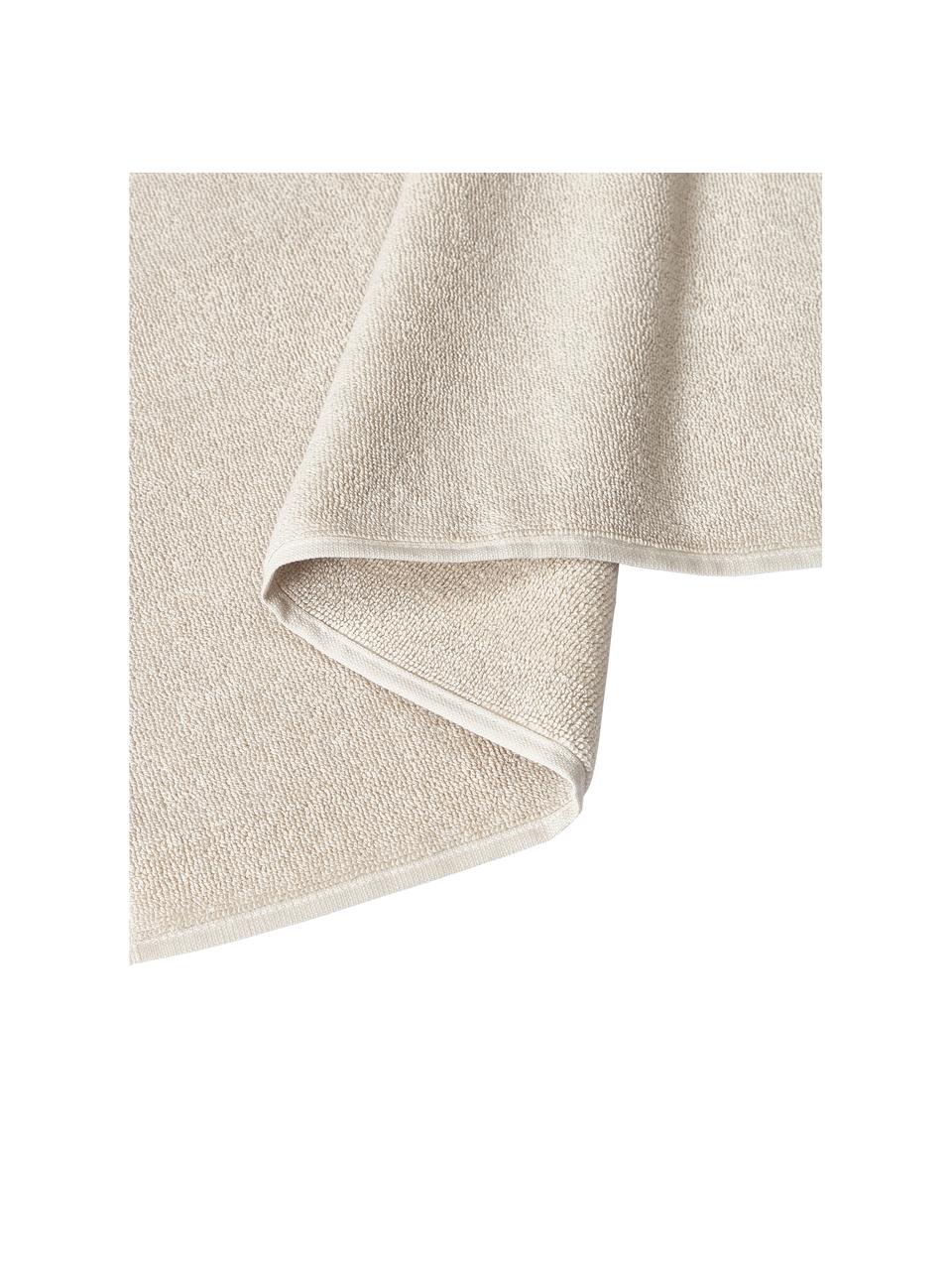 Dywanik łazienkowy z bawełny organicznej Premium, antypoślizgowy, Beżowy, S 50 x D 70 cm