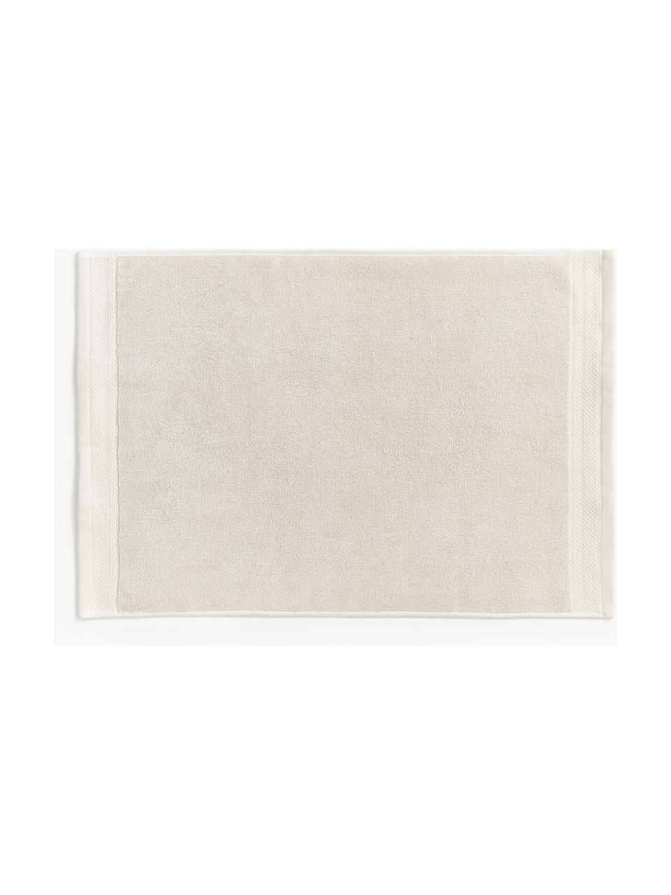 Tapis de bain antidérapant en coton bio Premium, 100 % coton bio certifié GOTS (GCL International, GCL-300517)
Qualité supérieure 750 g/m²

Le matériau est certifié STANDARD 100 OEKO-TEX®, ISO25189577 OETI, Beige clair, larg. 50 x long. 70 cm