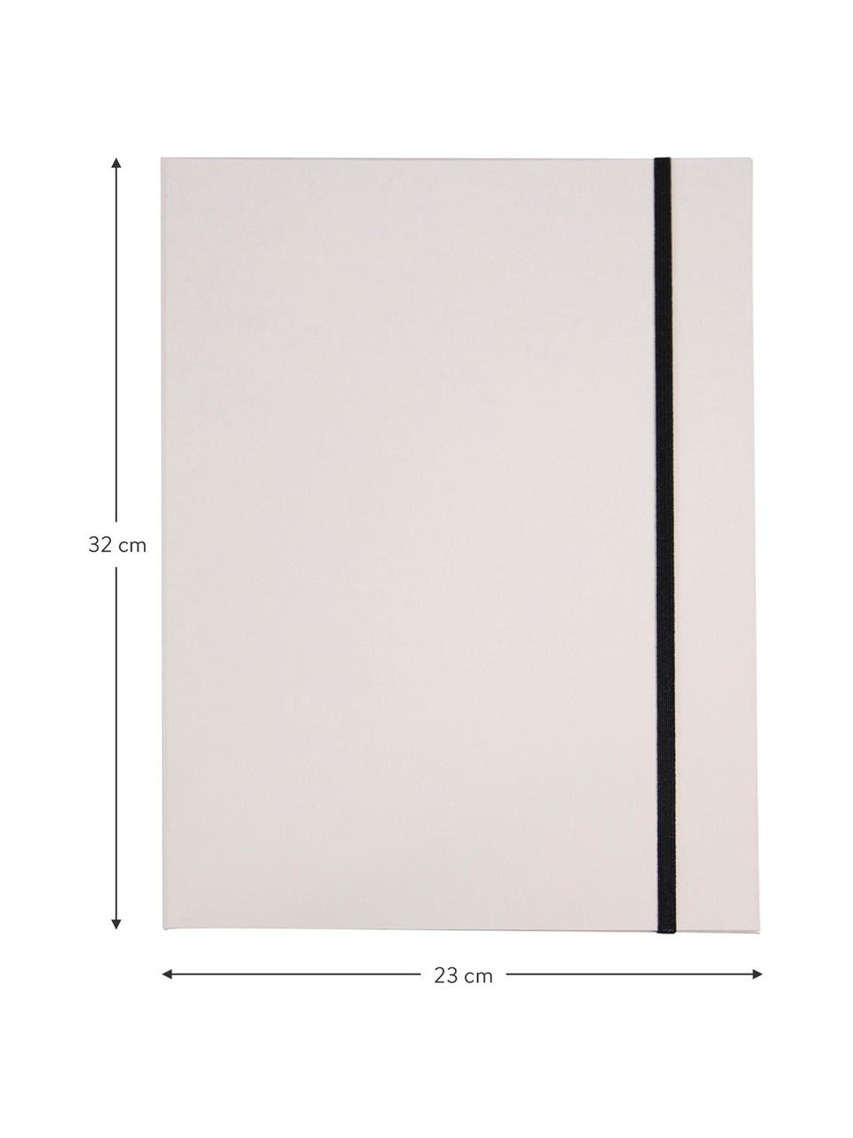 Sammelmappen Paulina, 2 Stück, Weiß, 23 x 32 cm