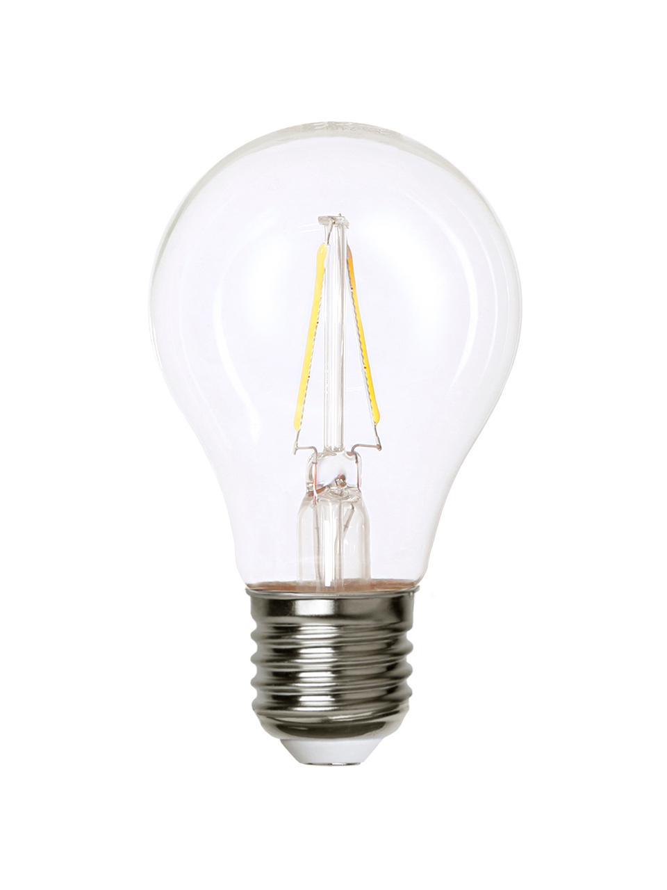 Ampoule (E27 - 2 W) blanc chaud, 1 pièce, Transparent, nickel