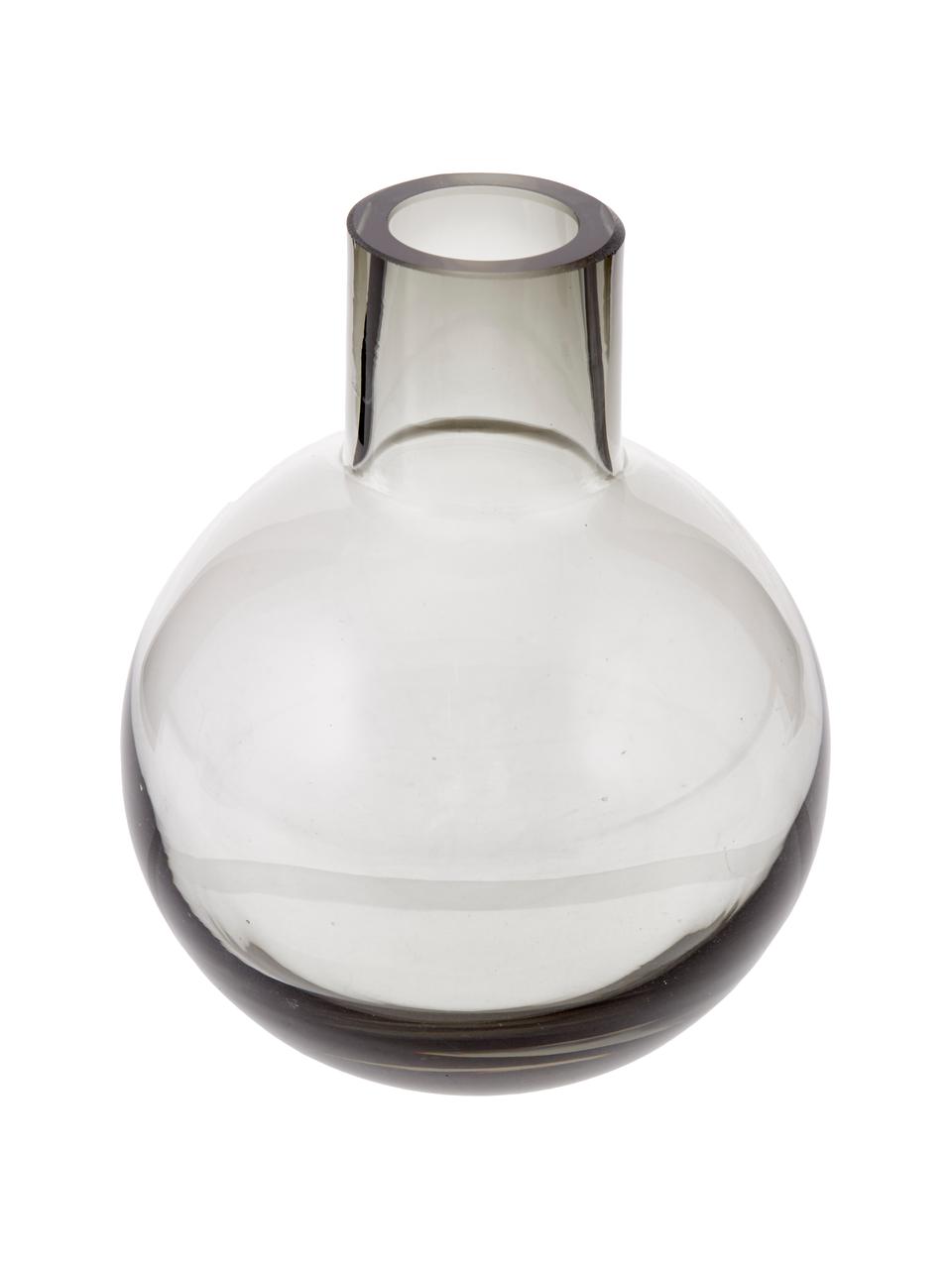 Handgemachte Karaffe Colored in Grau transparent, 1.5 L, Glas, Grau, transparent, H 25 cm, 1.5 L