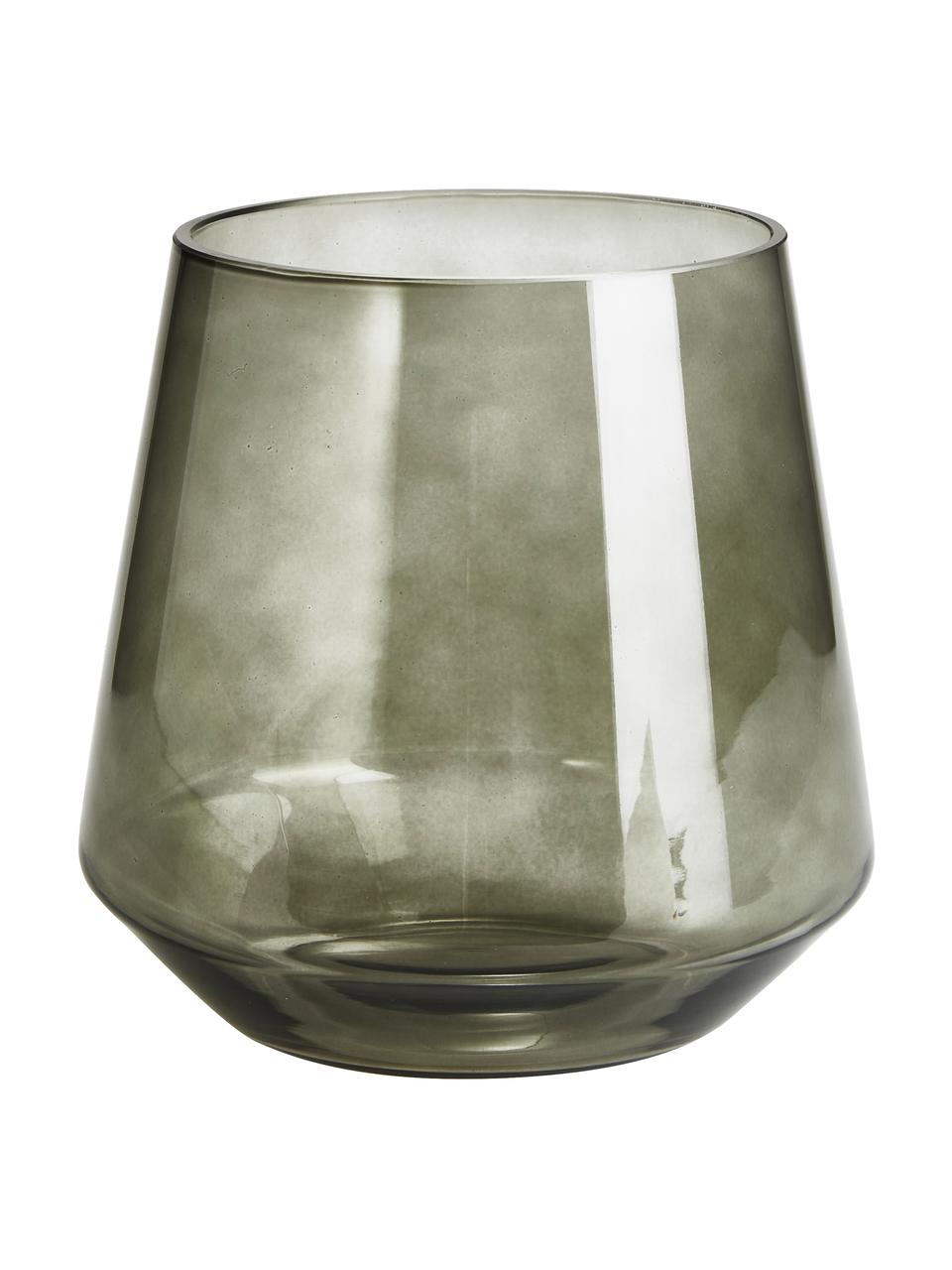 Vaso in vetro soffiato grigio Joyce, Vetro, Grigio, Ø 16 x Alt. 16 cm