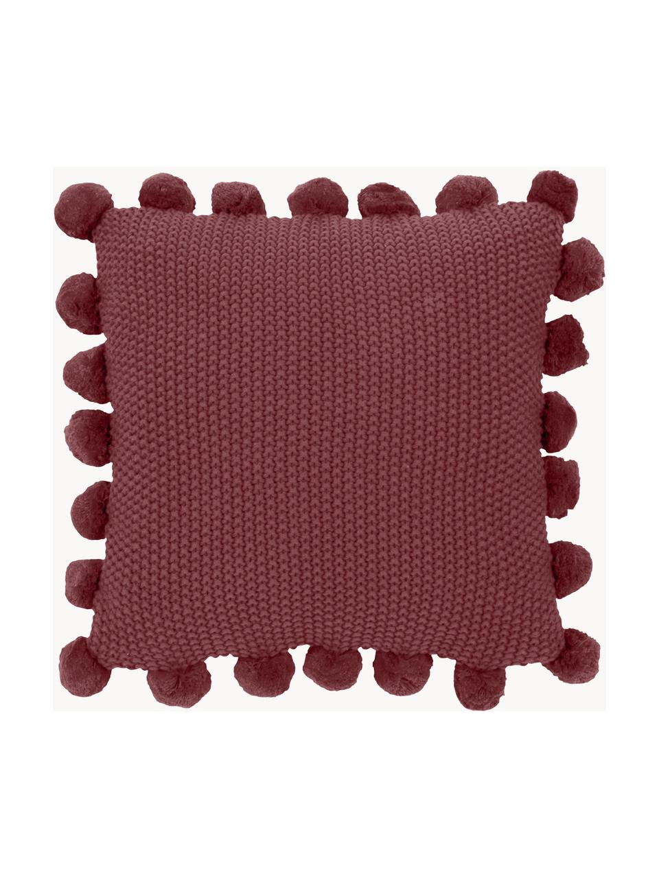 Copricuscino a maglia con pompon Molly, 100% cotone

Il materiale utilizzato in questo prodotto è testato per le sostanze nocive e certificato secondo lo STANDARD 100 by OEKO-TEX® 11.HIN.00050 HOHENSTEIN HTTI, Bordeaux, Larg. 40 x Lung. 40 cm