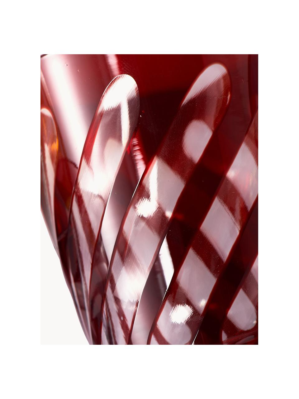 Verres à vin Tubular, 4 élém., Verre, Multicolore, Ø 8 x haut. 15 cm, 200 ml