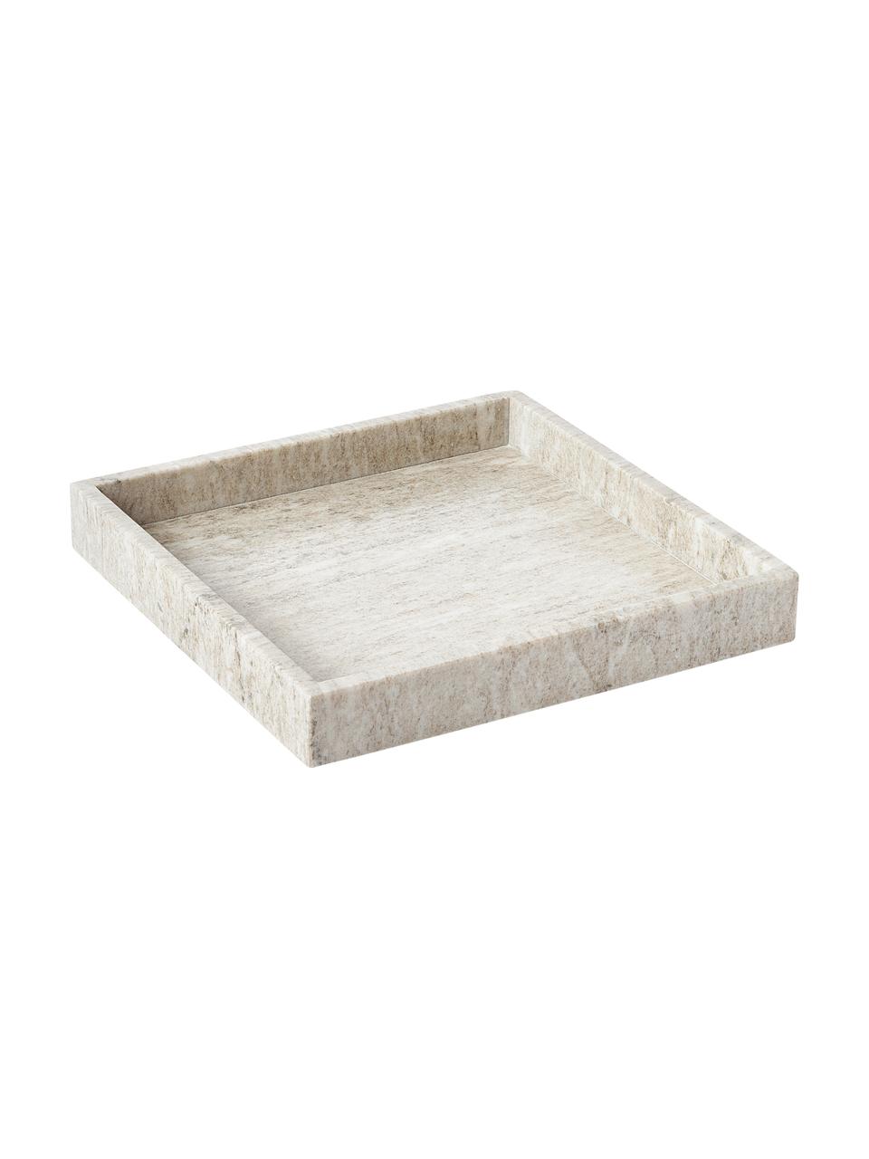 Vassoio decorativo in marmo Venice, Marmo

Poiché il marmo è un prodotto naturale, possono verificarsi variazioni di colore e di marmorizzazione, Grigio, effetto travertino, Larg. 30 x Prof. 30 cm
