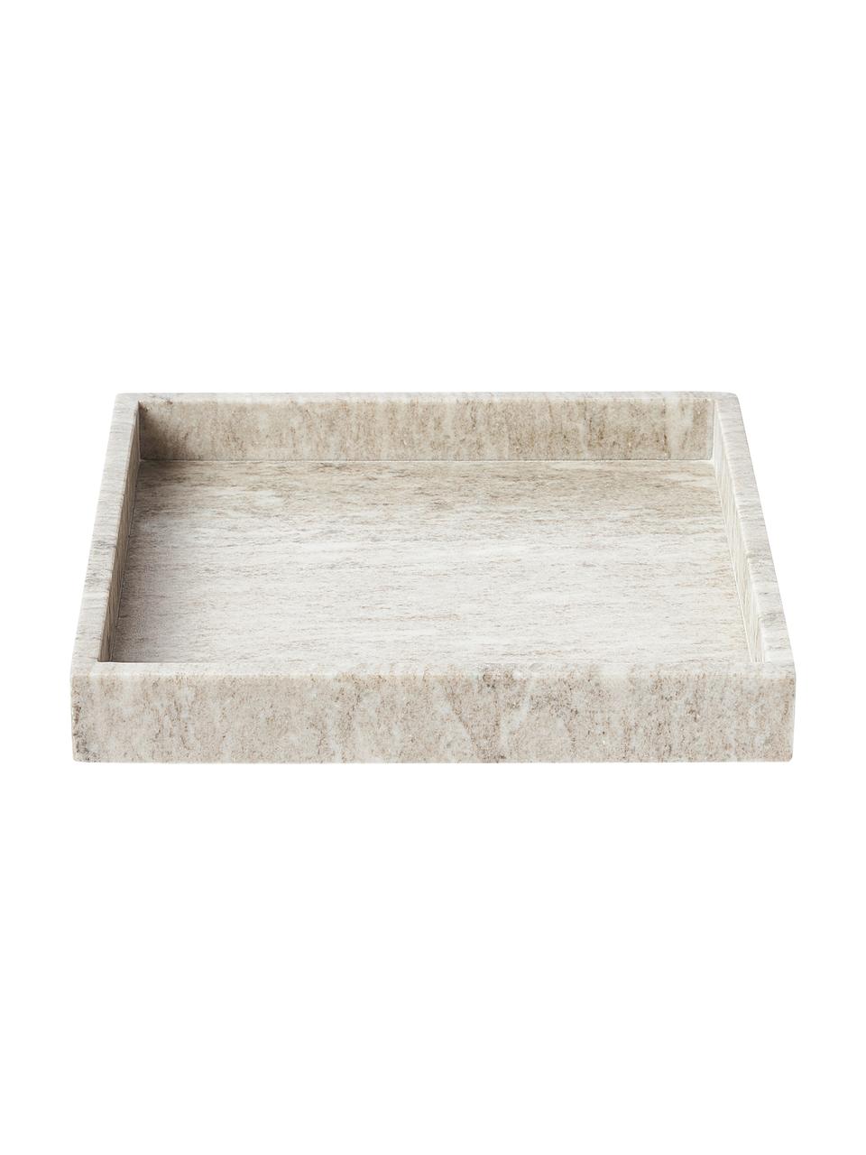 Vassoio decorativo in marmo Venice, Marmo

Poiché il marmo è un prodotto naturale, possono verificarsi variazioni di colore e di marmorizzazione, Grigio, effetto travertino, Larg. 30 x Prof. 30 cm