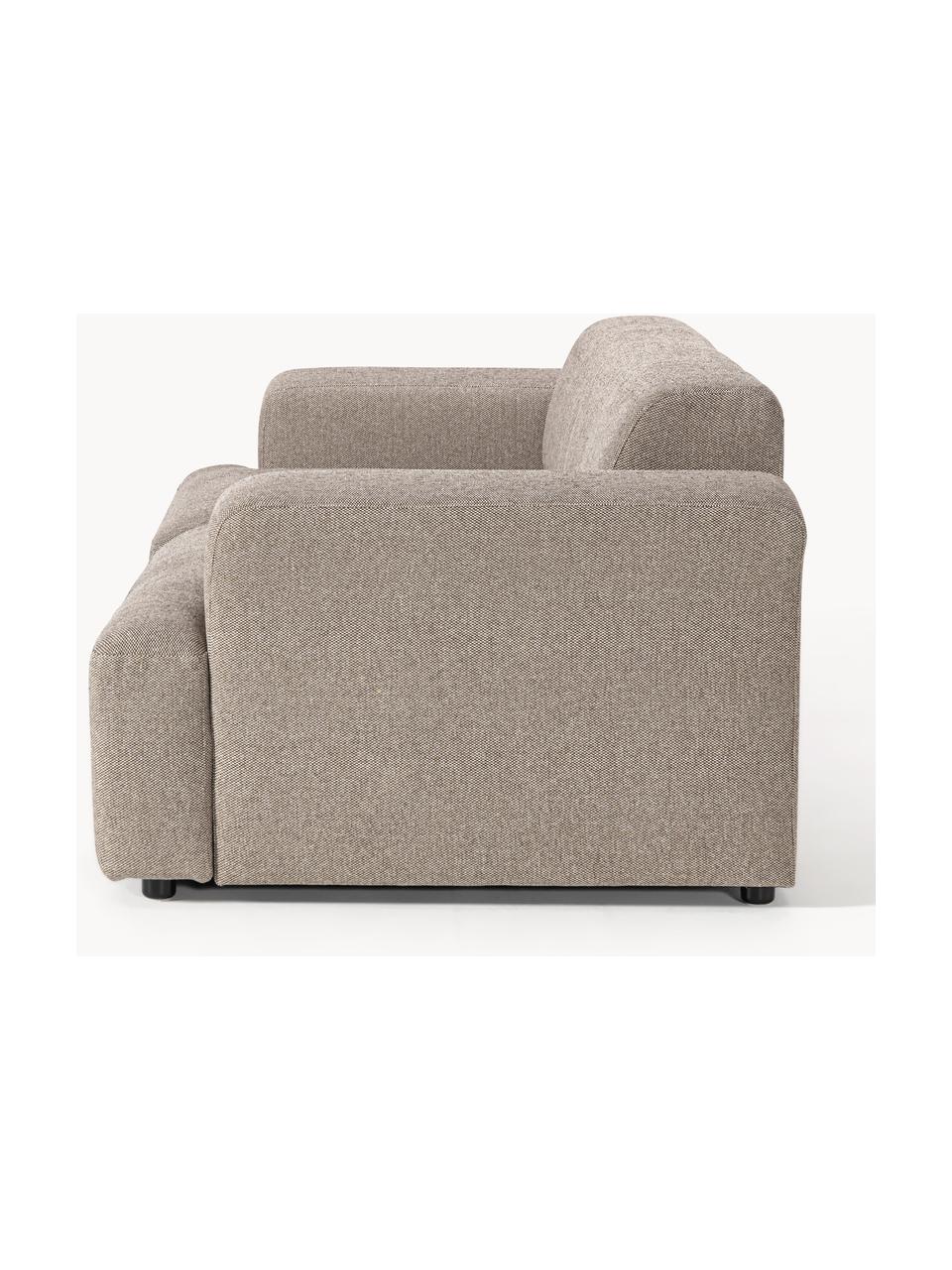 Sofa Melva (3-Sitzer), Bezug: 100 % Polyester Der strap, Gestell: Massives Kiefern- und Fic, Webstoff Greige, B 238 x T 101 cm
