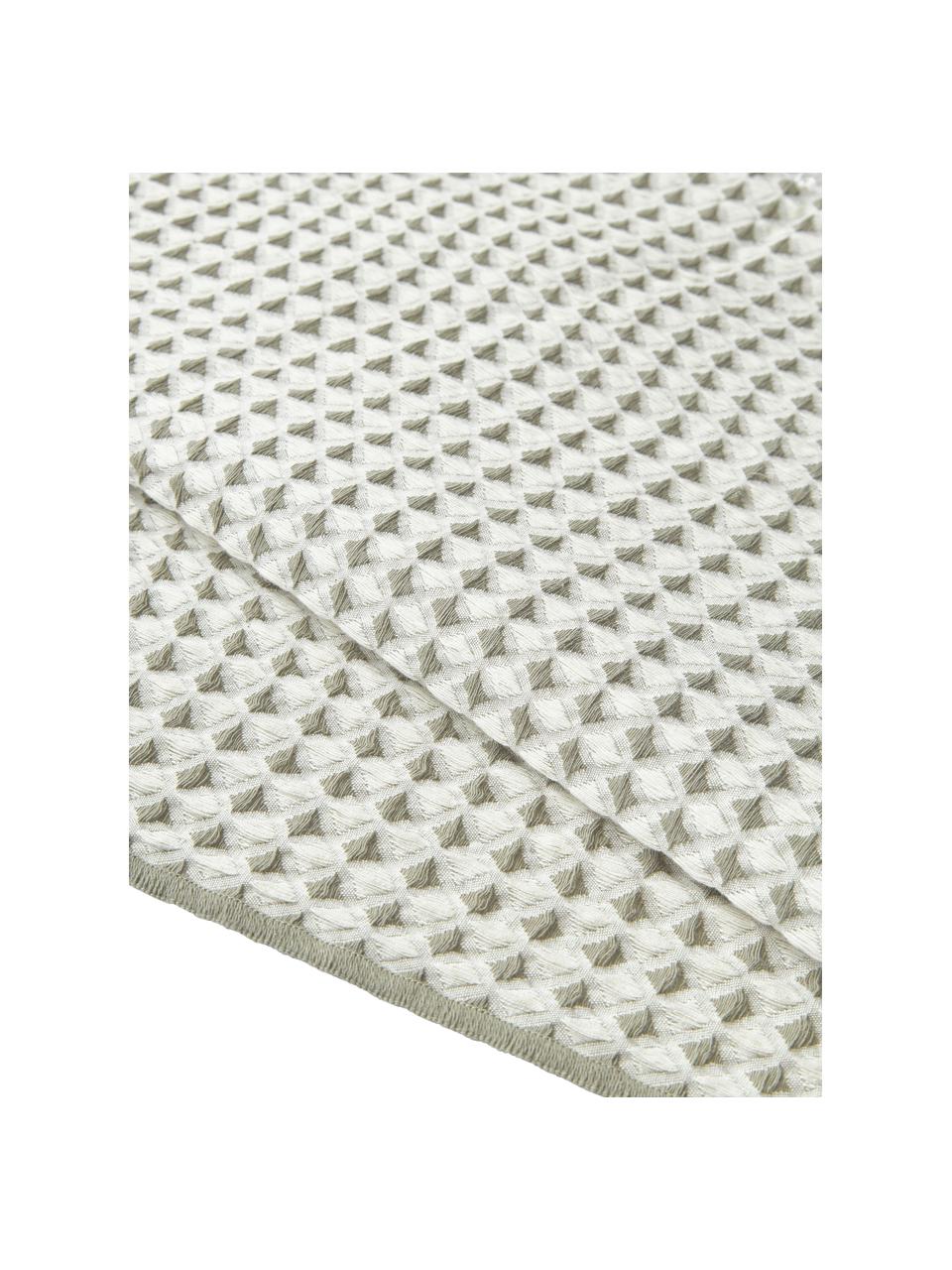 Narzuta z piki waflowej Allie, 100% bawełna

Ten produkt został przetestowany pod kątem substancji szkodliwych i certyfikowany zgodnie z STANDARD 100 by OEKO-TEX®6457CIT, CITEVE, Zielony, beżowy, S 230 x D 250 cm