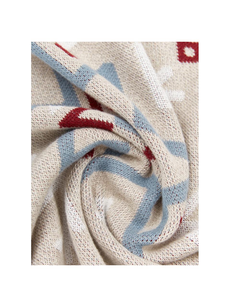 Plaid en tricotée Snowflake, 100 % coton
Le matériau est certifié STANDARD 100 OEKO-TEX®, 11.HIN.00050, HOHENSTEIN HTTI, Beige, multicolore, larg. 130 x long. 170 cm