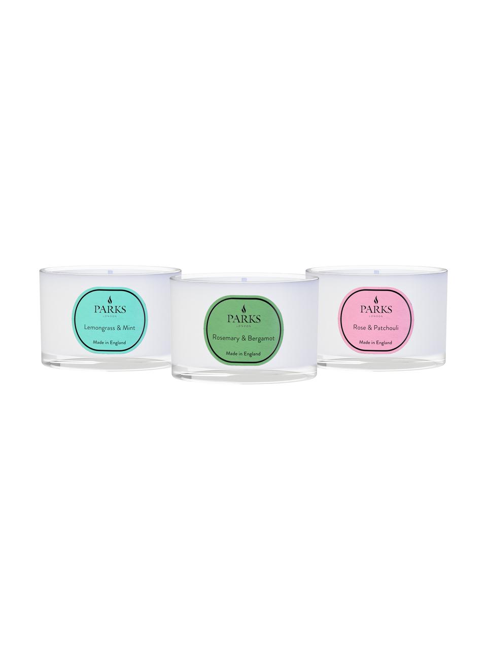 Ensemble de bougies parfumées Vintage Aromatherapy, 3 élém., Différents parfums, Ø 7 x haut. 5 cm
