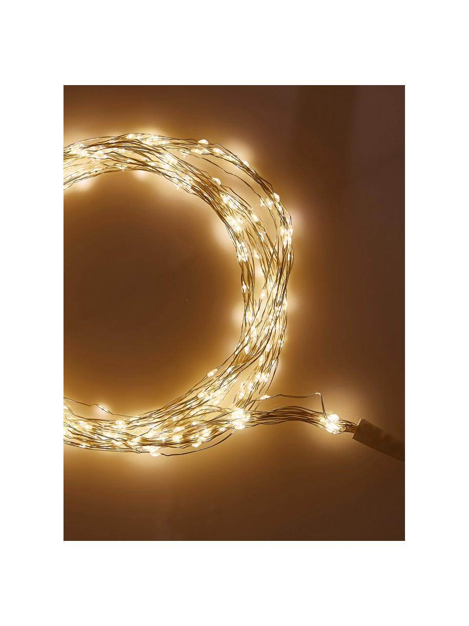 Svetelný LED zväzok Milou, 210 cm, Umelá hmota, Priehľadná, D 210 cm