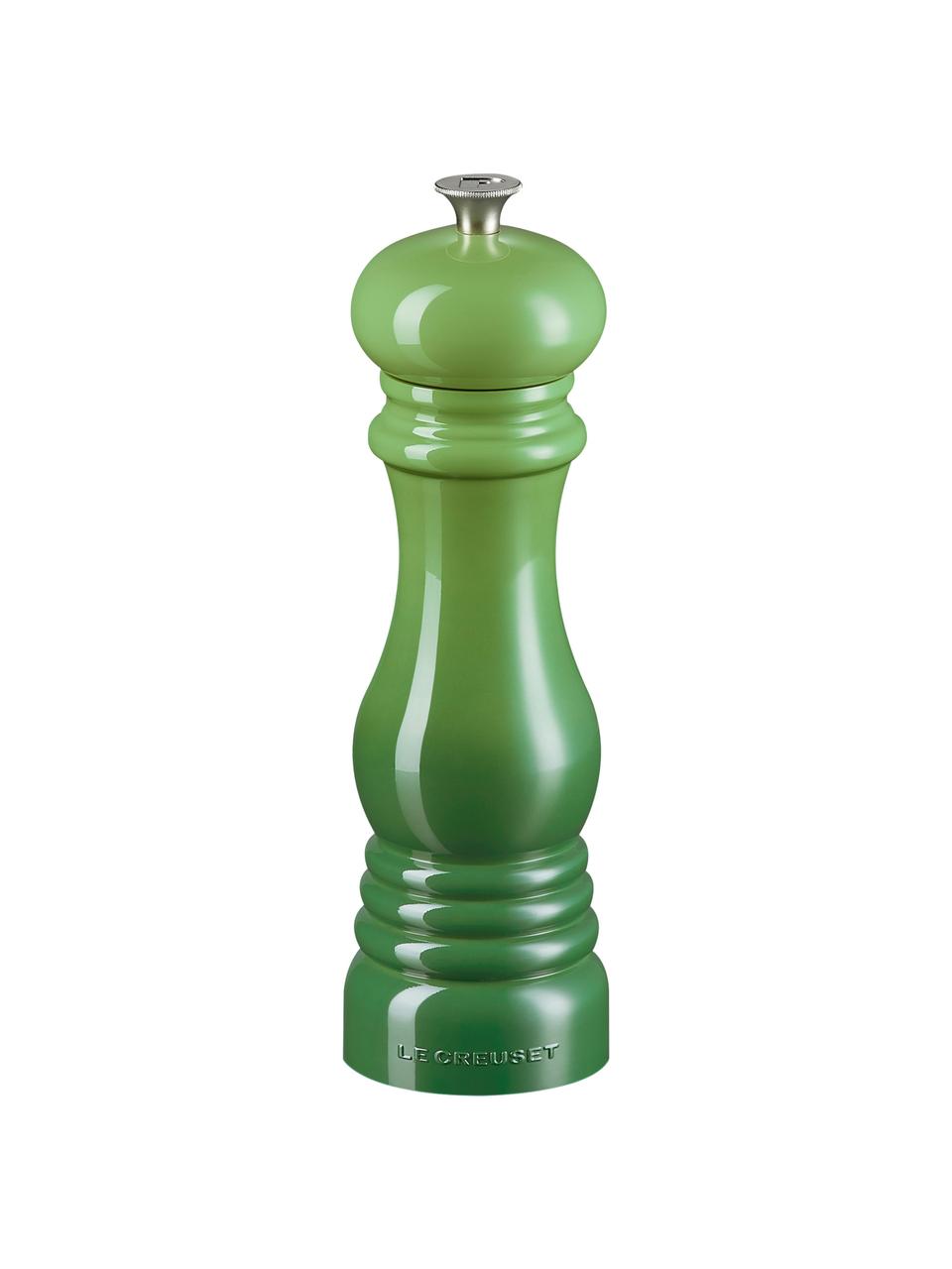 Młynek do pieprzu Creuset, Korpus: tworzywo sztuczne, Odcienie zielonego, błyszczący, Ø 6 x W 21 cm