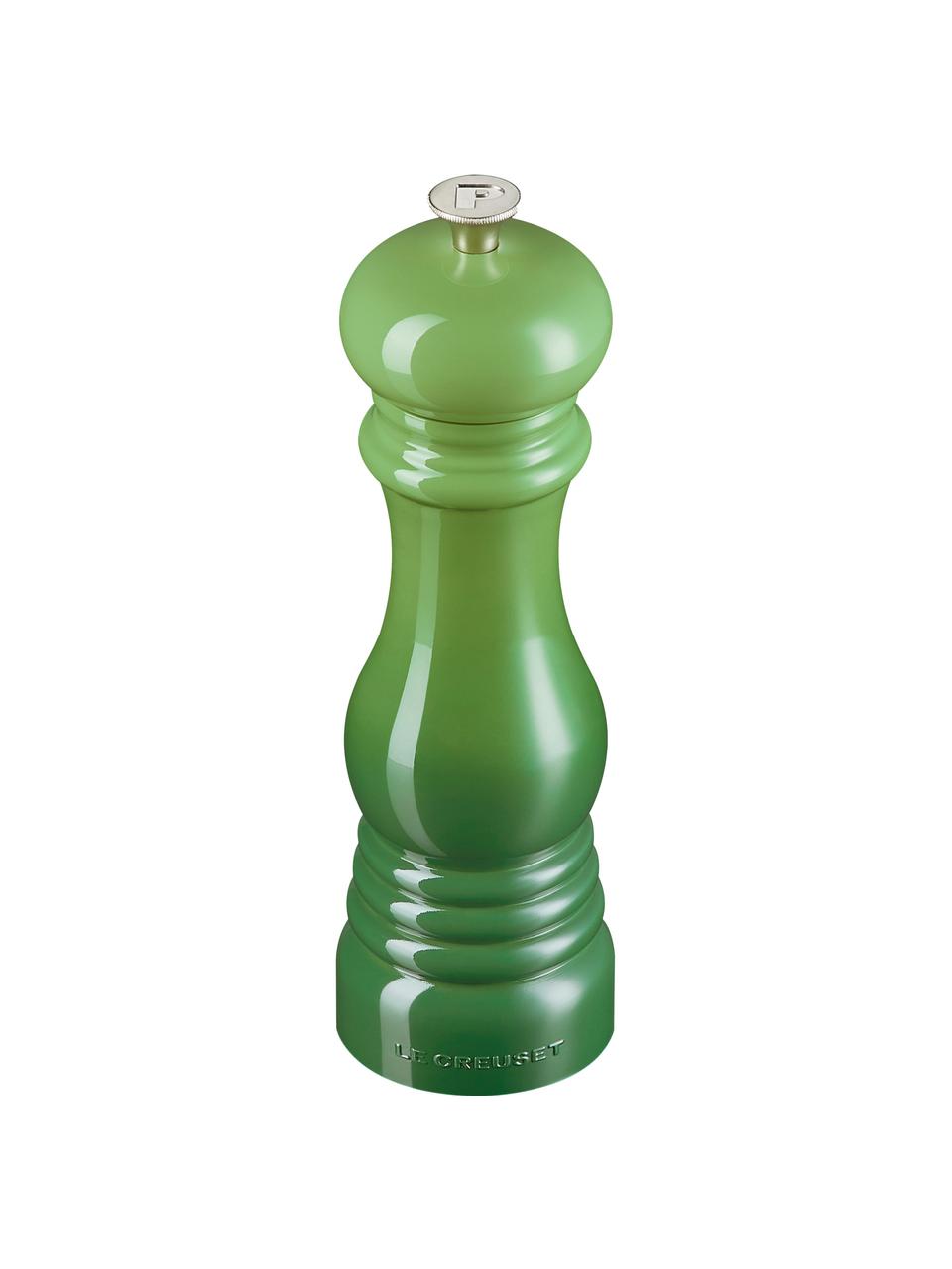 Młynek do pieprzu Creuset, Korpus: tworzywo sztuczne, Odcienie zielonego, błyszczący, Ø 6 x W 21 cm