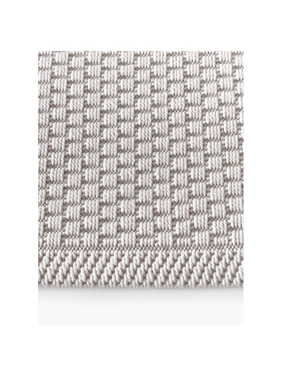 Okrągły dywan wewnętrzny/zewnętrzny Toronto, 100% polipropylen, Kremowobiały, Ø 120 cm (Rozmiar S)