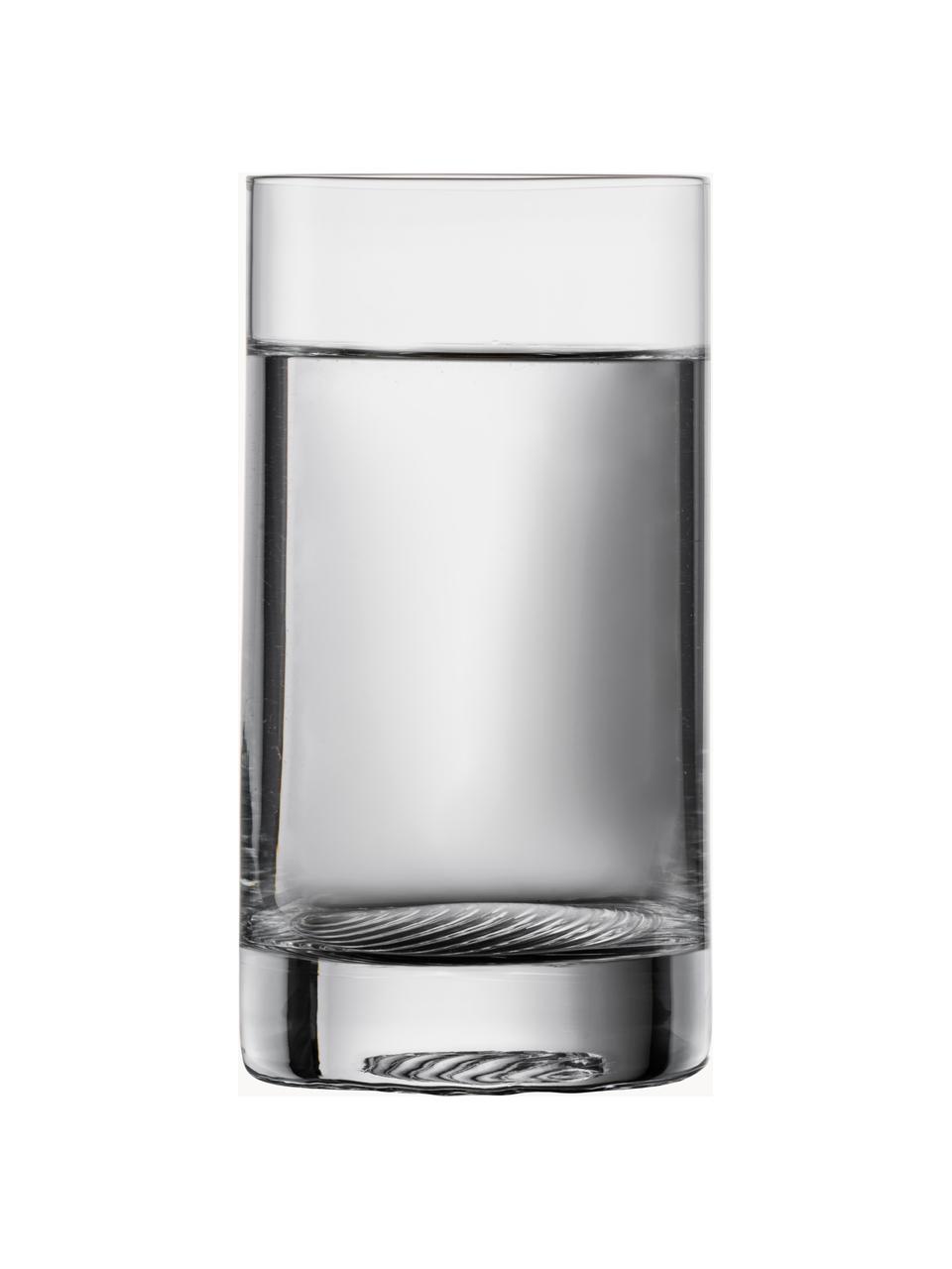 Krištáľové poháre na vodu Echo, 4 ks, Tritanové krištáľové sklo, Priehľadná, Ø 7 x V 13 cm, 410 ml