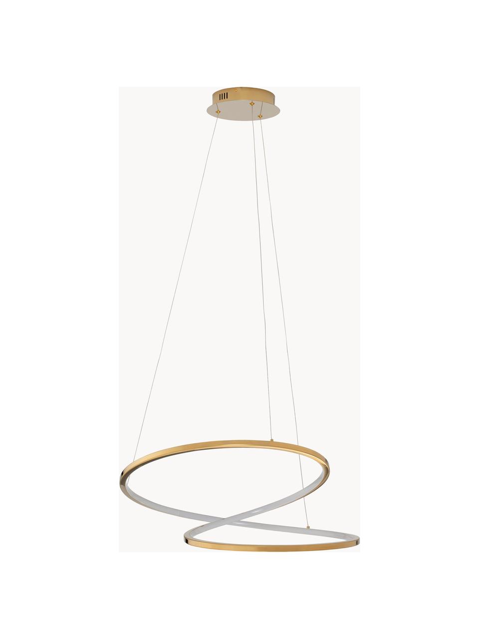 Lampada a sospensione grande con luce regolabile Girsh, Dorato, Ø 60  x A 18 cm