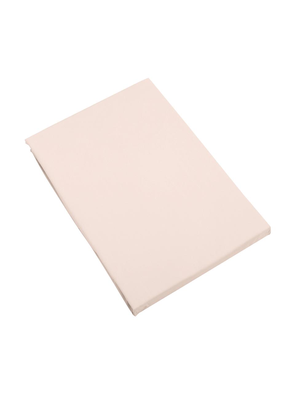 Drap-housse en satin de coton Premium, Rose, larg. 160 x long. 200 cm