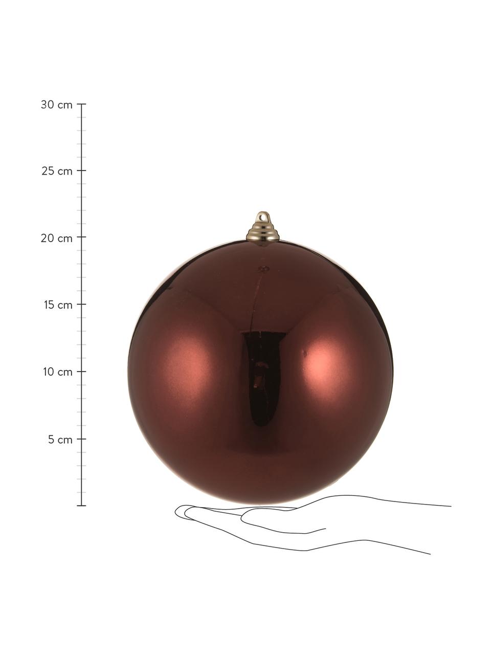 Boule de Noël incassable Stix, Ø 20 cm, Rouge