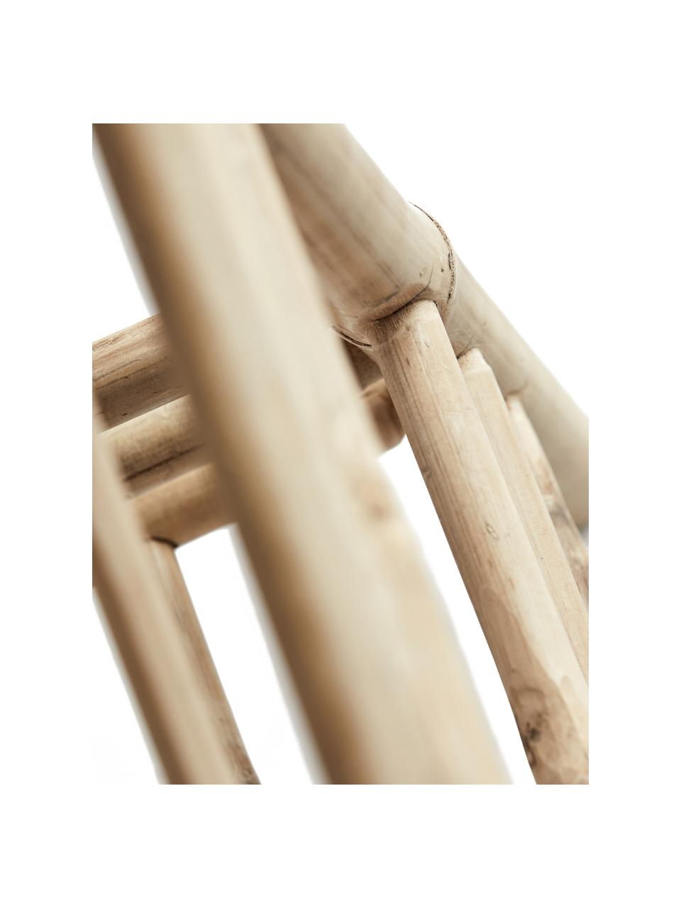 Estantería de bambú Bamra, Madera de bambú, Beige, An 40 x Al 55 cm