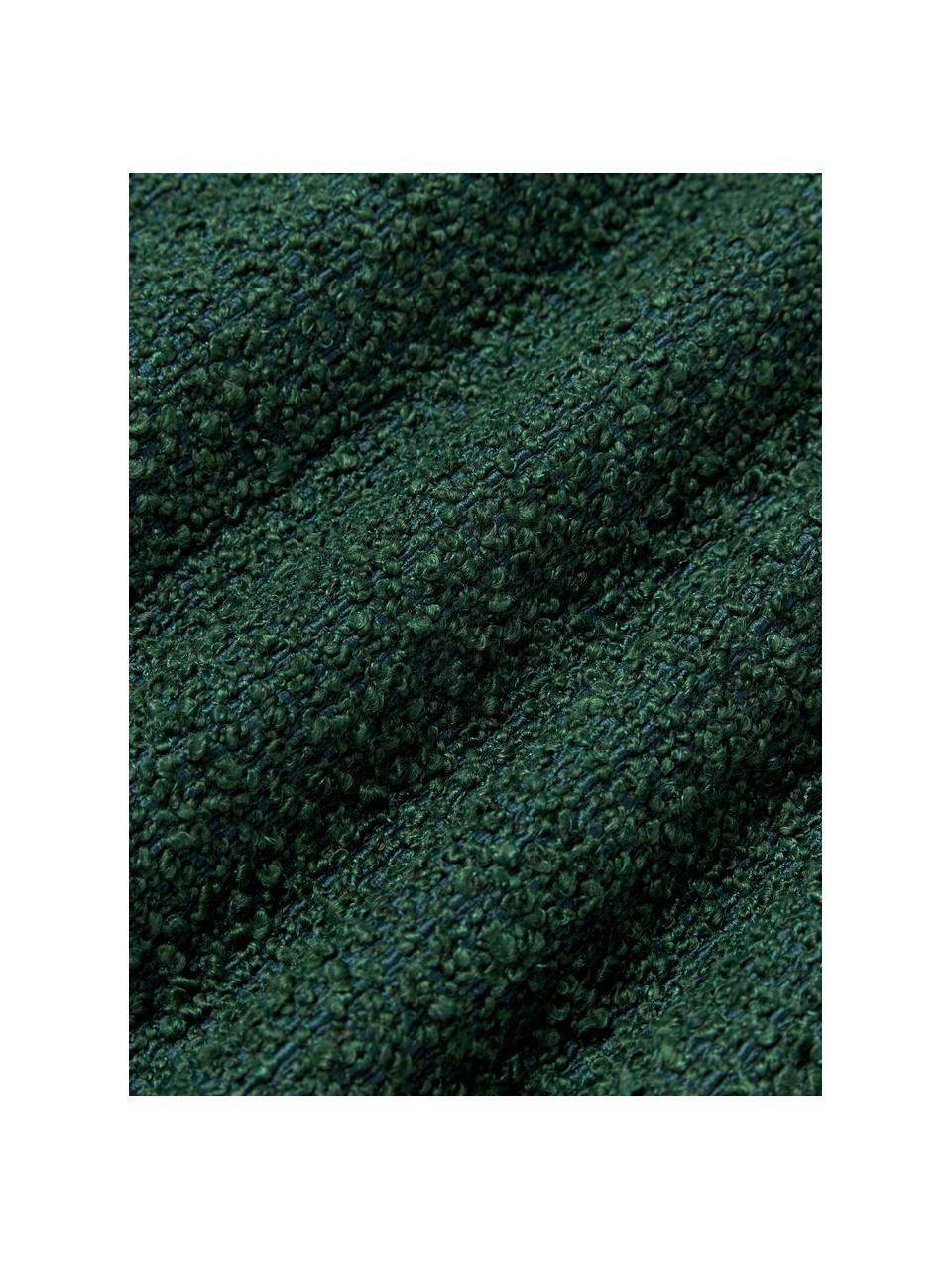 Coussin XL Bellamie, Bouclette vert foncé, larg. 30 x long. 115 cm