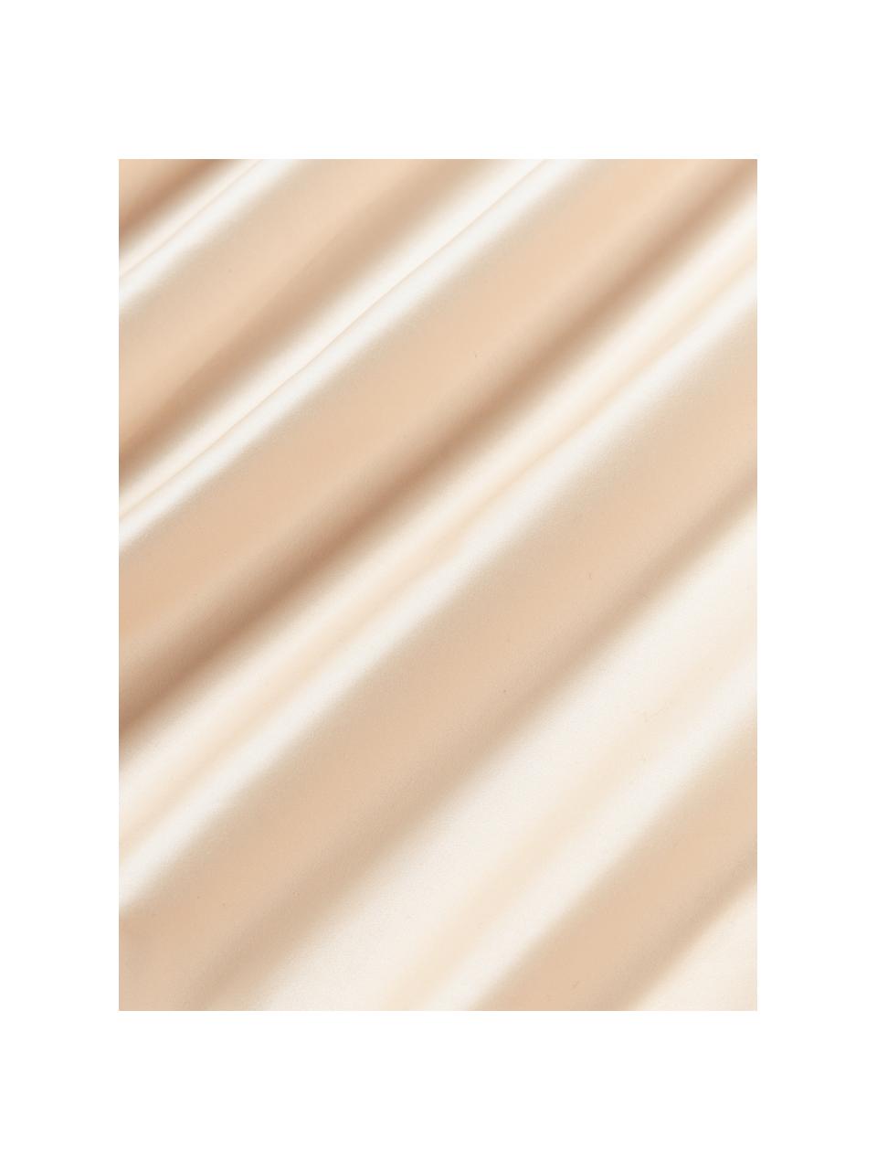Katoensatijnen laken Premium, Weeftechniek: satijn Draaddichtheid 500, Perzik, B 240 x L 280 cm