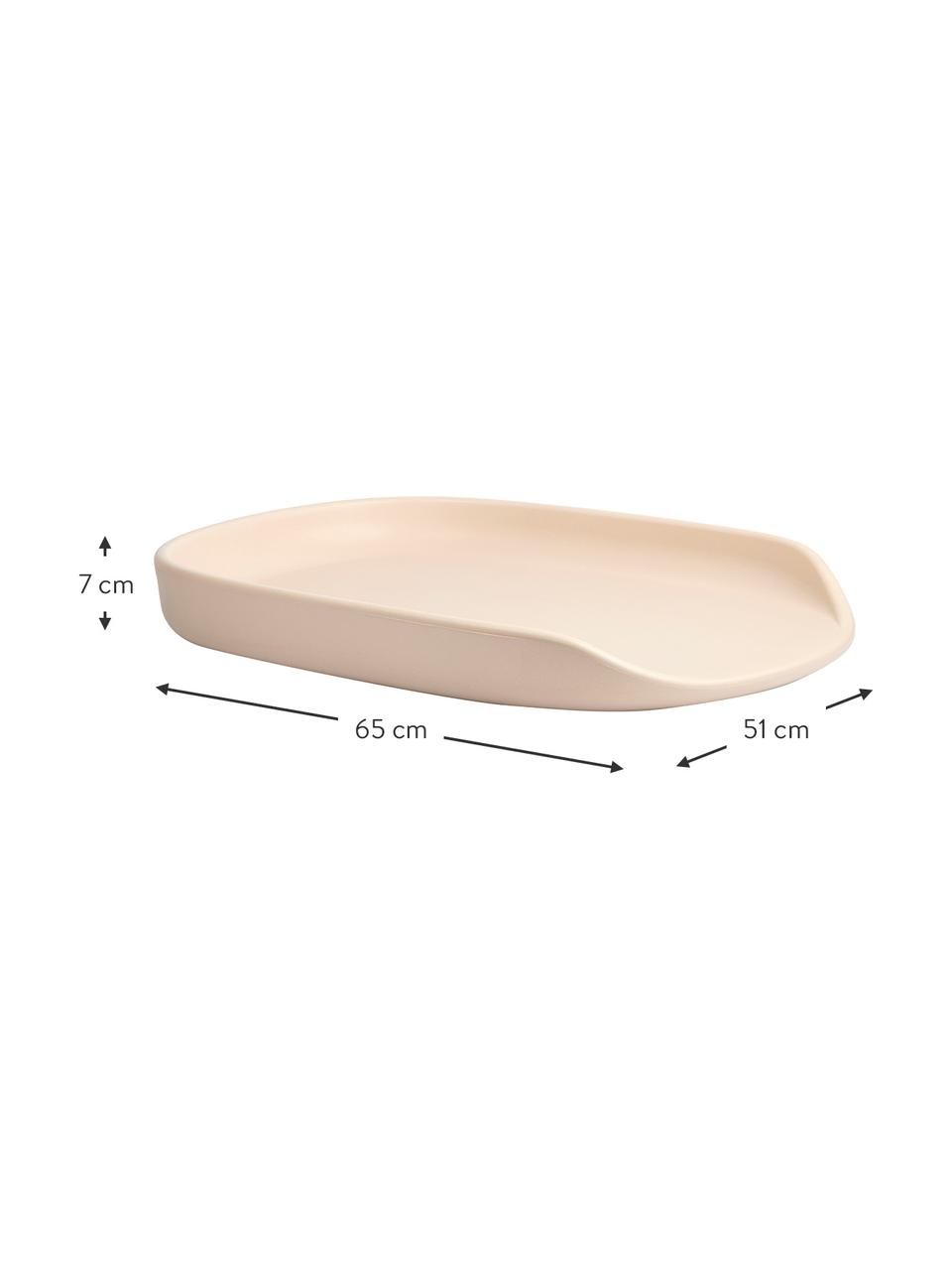 Matelas à langer beige Pusle Pur, PUR (mousse de polyuréthane), Beige, larg. 51 x long. 65 cm