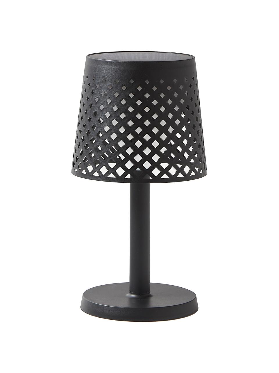 Lampa solarna 5w1 Greta, Tworzywo sztuczne, Czarny, Ø 16 x W 64 cm