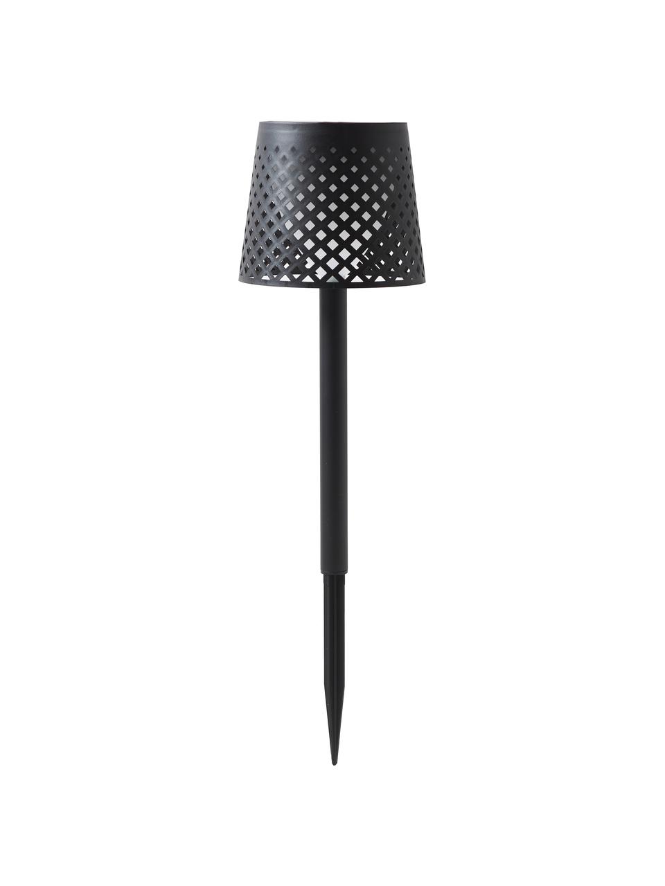 Lámpara solar Greta 5in1, Plástico, Negro, Ø 16 x Al 64 cm