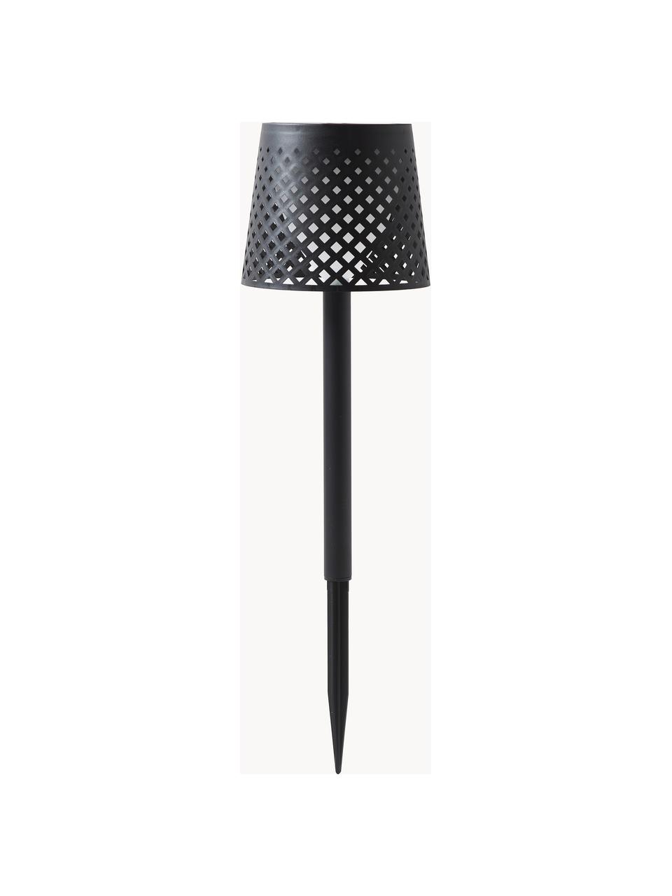 Lampa solarna LED 5w1 Greta, Tworzywo sztuczne, Czarny, Ø 16 x W 64 cm