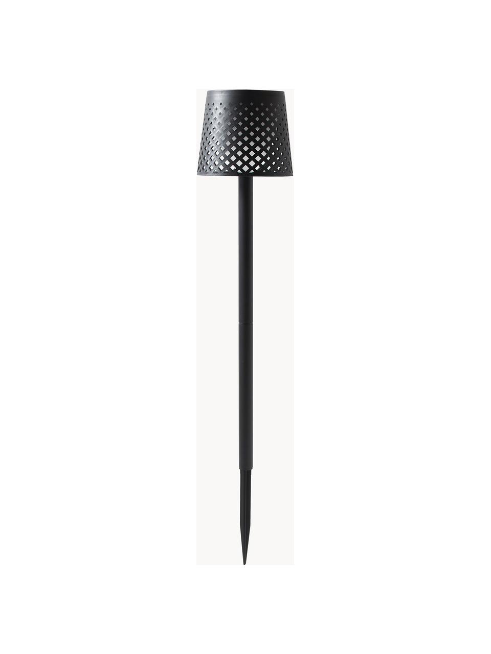 Solární LED lampa Greta 5in1, Umělá hmota, Černá, Ø 16 cm, V 64 cm