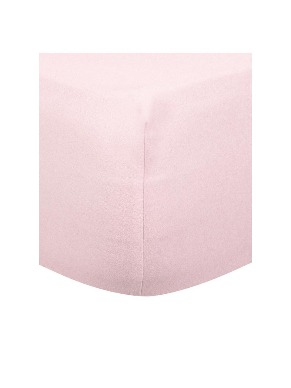 Drap-housse en flanelle rose Biba, Rose