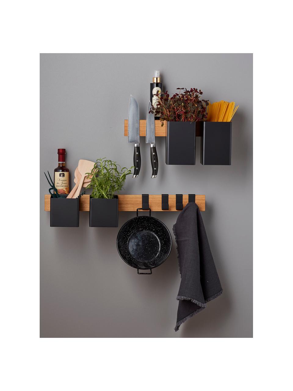 Magnetická lišta Flex, Hnědá, bílá, Š 60 cm, V 6 cm