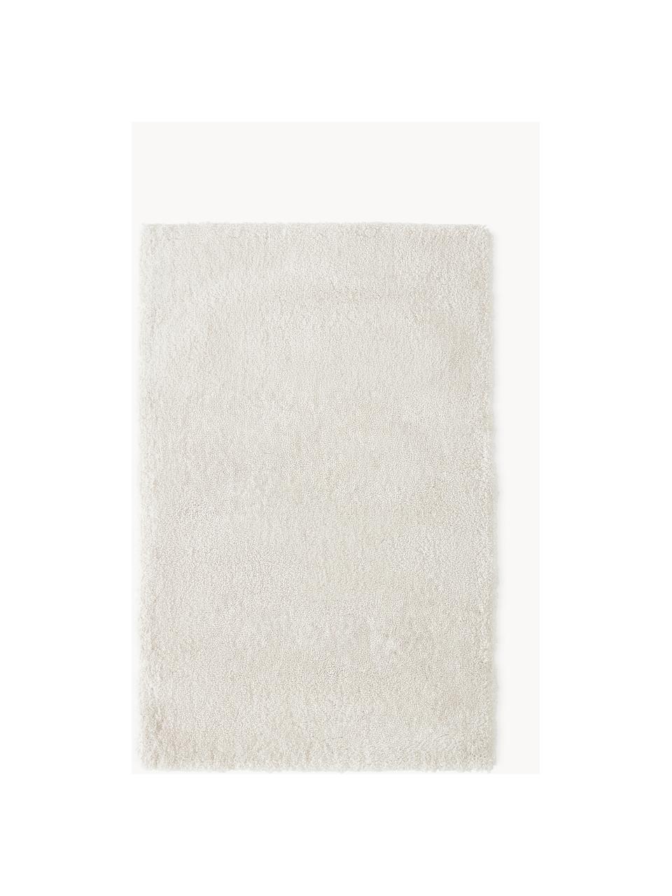 Flauschiger Hochflor-Teppich Leighton, Flor: Mikrofaser (100 % Polyest, Off White, B 120 x L 180 cm (Grösse S)