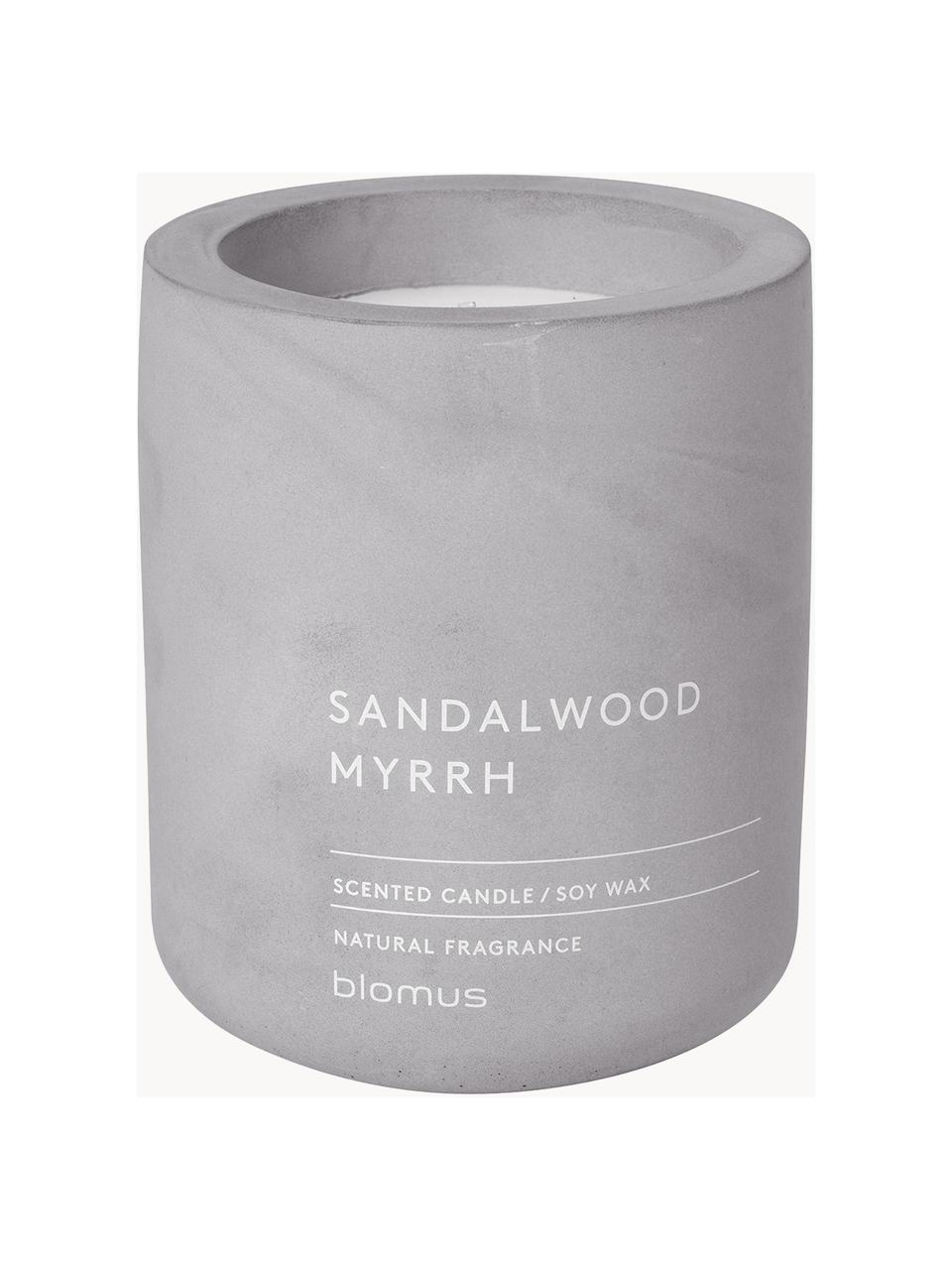 Bougie parfumée Fraga (bois de santal & myrrhe), Bois de santal et myrrhe, Ø 7 x haut. 8 cm