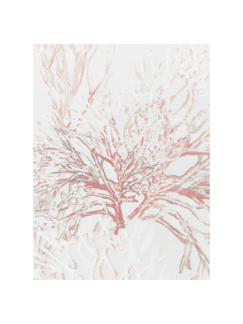 Ropa de cama de percal Atollo, 4 pzas., Tonos rosas, Cama 180/200 cm (250 x 290 cm)