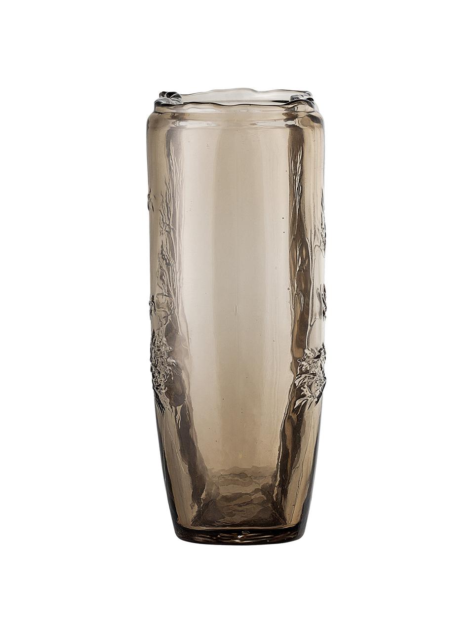 Glas-Vase Tree, Glas, Braun, transparent, Ø 10 x H 26 cm