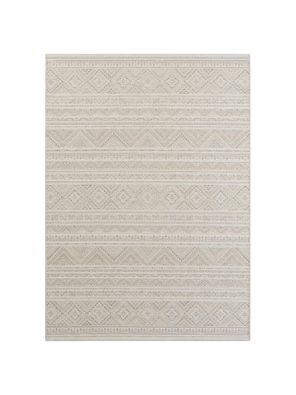 Alfombra Lisa, estilo étnico, 48% yute, 43% lana, 9% viscosa, Beige, crema, An 160 x L 230 cm (Tamaño M)