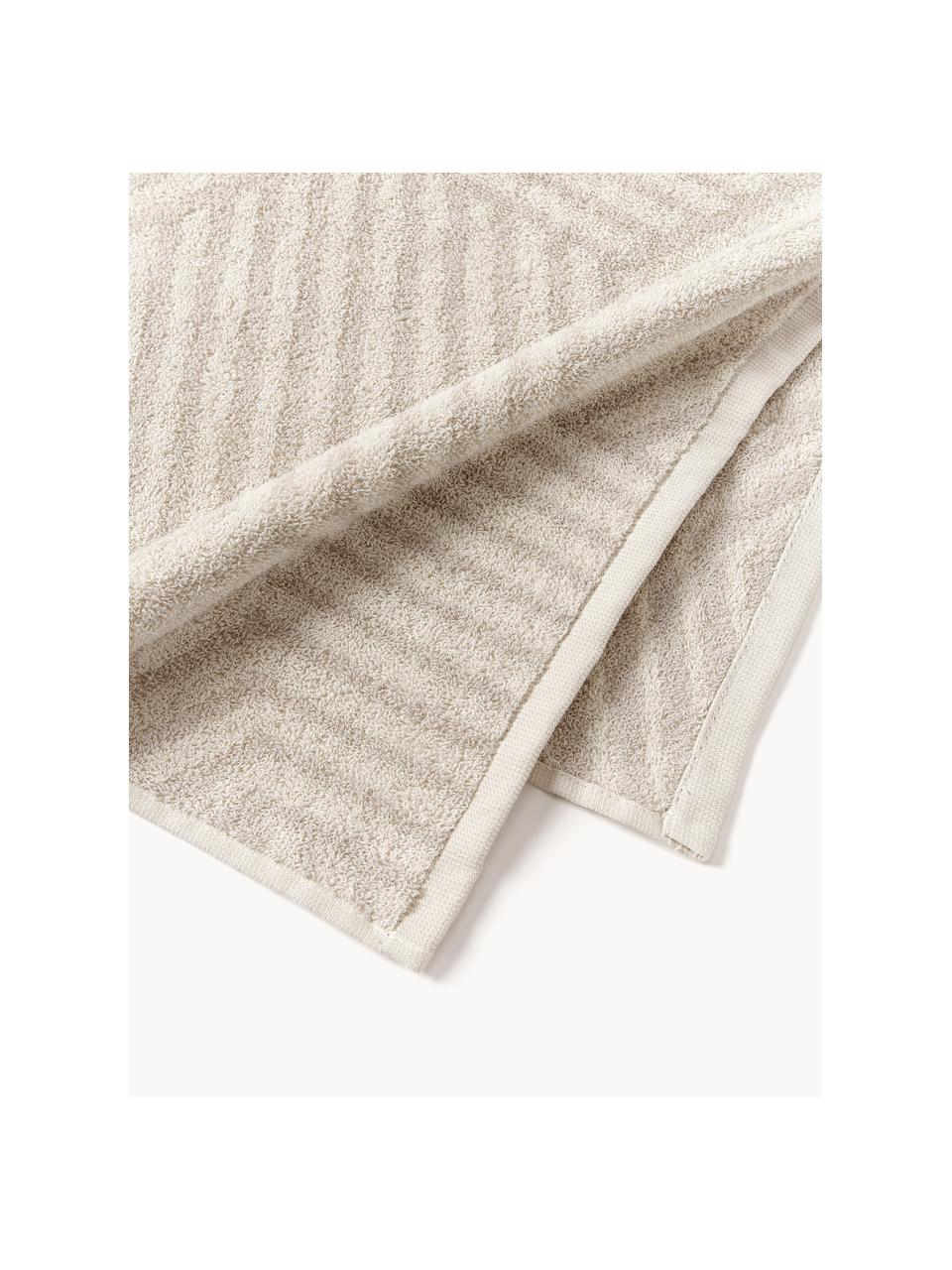 Handtuch Fatu, in verschiedenen Grössen, 100 % Baumwolle
Mittelschwere Qualität, 470 g/m² 

Das in diesem Produkt verwendete Material ist schadstoffgeprüft und zertifiziert nach STANDARD 100 by OEKO-TEX®, 3883CIT, CITEVE., Hellbeigetöne, Handtuch, B 50 x L 100 cm, 2 Stück