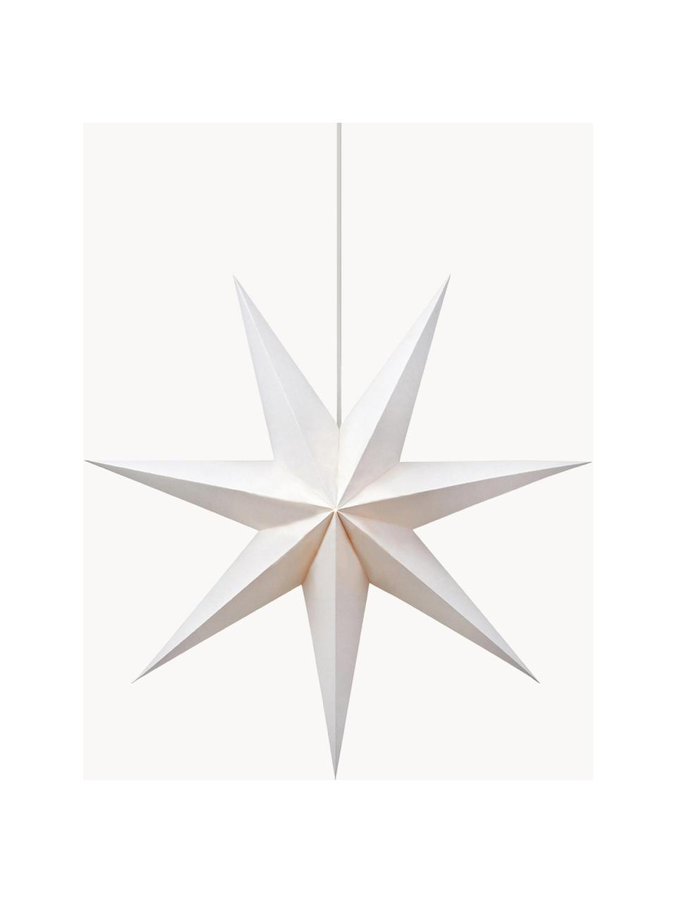 Étoile lumineuse avec prise Duva, Ø 75 cm, Blanc, Ø 75